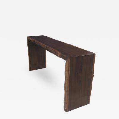 Costantini Design Pietro Contemporary Custom Live Egde Console Table in Argentine Rosewood