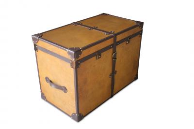Costantini Design Sancia Campaign Style Custom Trunk in Parchment