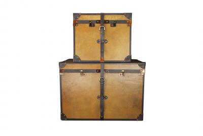 Costantini Design Sancia Campaign Style Custom Trunk in Parchment