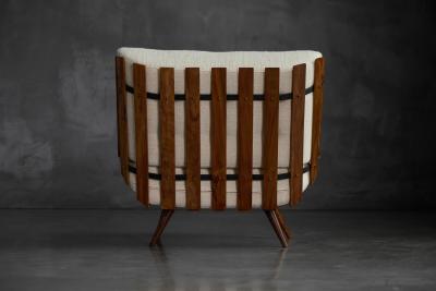 Costelinha Lounge Chair by M veis Pailar Brazil 1960s