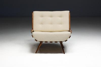 Costelinha Lounge Chair by M veis Pailar Brazil 1960s
