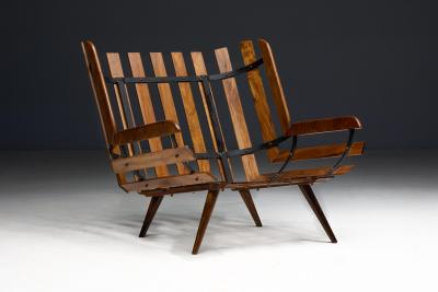 Costelinha Lounge Chair by M veis Pailar Brazil 1960s