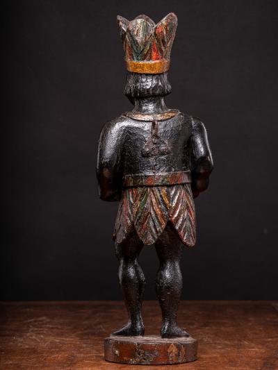 Counter top Cigar store Northern American Indian statue Unknown artist