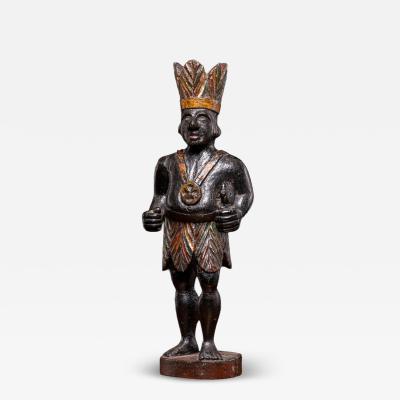 Counter top Cigar store Northern American Indian statue Unknown artist