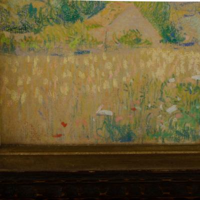 Country Cottage unsigned painting