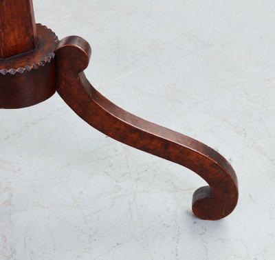 Country Regency Burl Table