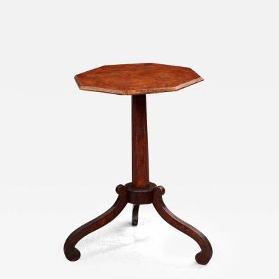 Country Regency Burl Table