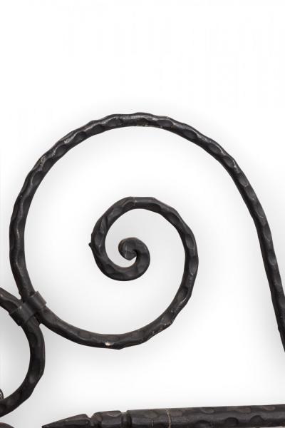 Country Wrought Iron Key Hatrack
