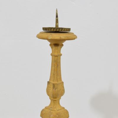 Couple of Late 18th Century Italian Neoclassical Giltwood Candleholders