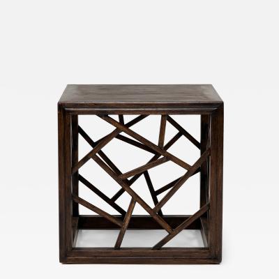 Cracked Ice Square Table