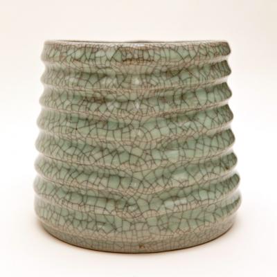 Crackled Celadon Mizusashi