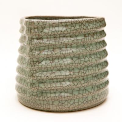 Crackled Celadon Mizusashi