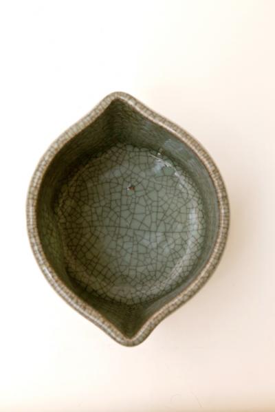 Crackled Celadon Mizusashi