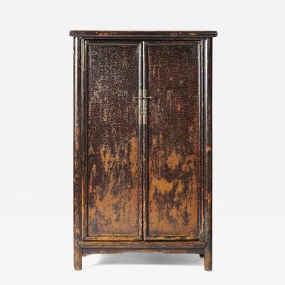 Crackled Lacquer Tapered Cabinet