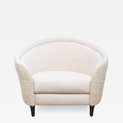 Cream Boucle Vergara Chair by MOGUL IN STOCK