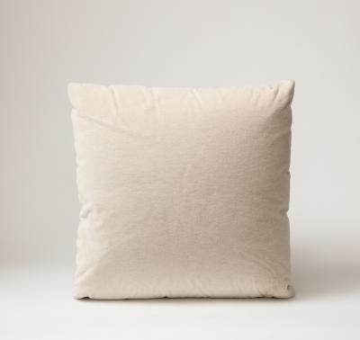 Cream Mohair 21 Square Pillow