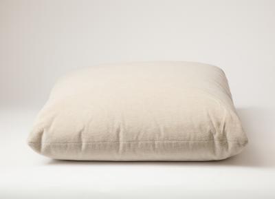Cream Mohair 21 Square Pillow