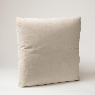 Cream Mohair 21 Square Pillow