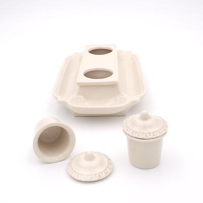 Creamware Inkwell England circa 1880