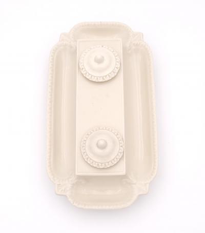 Creamware Inkwell England circa 1880