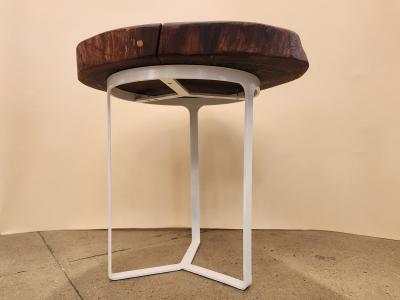 Creation Therrier Live Edge Wood Slab Coffee Table