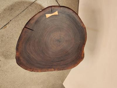 Creation Therrier Live Edge Wood Slab Coffee Table