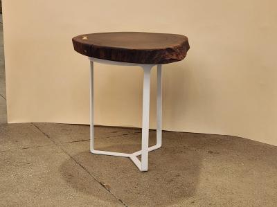 Creation Therrier Live Edge Wood Slab Coffee Table