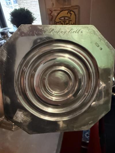 Crichton Brothers A set of 4 sterling silver English candlesticks Crichton Brothers