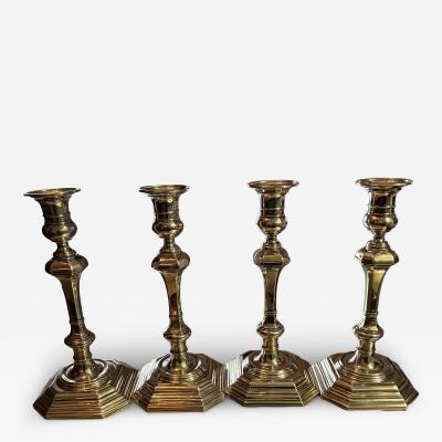 Crichton Brothers A set of 4 sterling silver English candlesticks Crichton Brothers