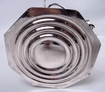 Crichton Brothers Pair of English Modern Classical Sterling Silver 3 Light Candelabra