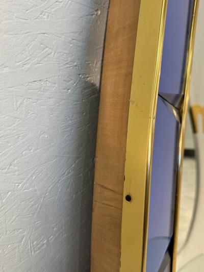 Cristal Art Oval Floor Mirror With Shelf Italy 1960