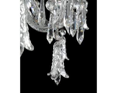 Cristalleries De Baccarat a Large Pair of French Cut Crystal Tsarine Torcheres