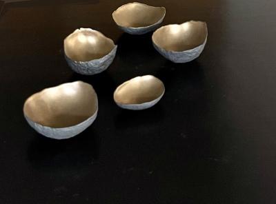 Cristina Salusti 5 small ceramic vessels 2023