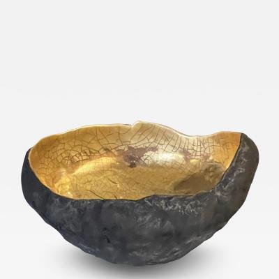 Cristina Salusti Organic ceramic with gold