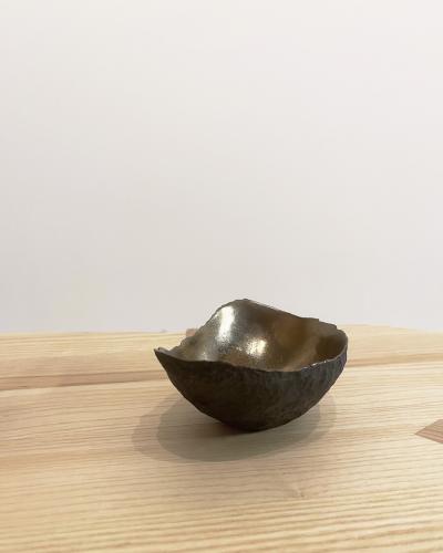 Cristina Salusti Vessel with bronze textured glaze 2023