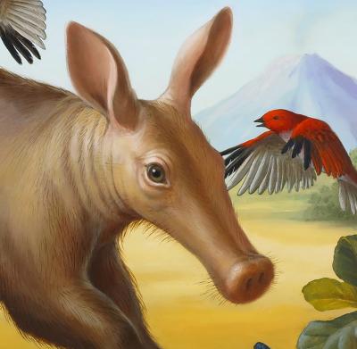 Cristina Vergano Cristina Vergano Painting Laws of Attraction LXXVIII Oil on Wood 2014