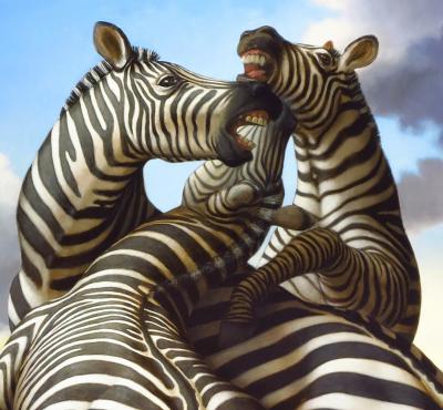 Cristina Vergano Cristina Vergano Painting Laws of Attraction XXIII Oil on Wood 2014