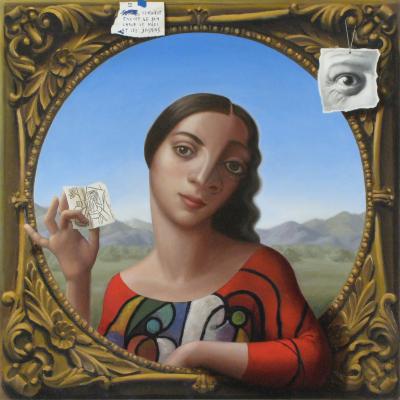 Cristina Vergano Cristina Vergano Painting Olga Oil on Wood 2009