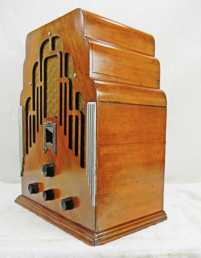 Crosley Art Deco 179 Dual Four Antique Tombstone 1934 Radio