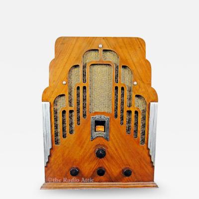 Crosley Art Deco 179 Dual Four Antique Tombstone 1934 Radio
