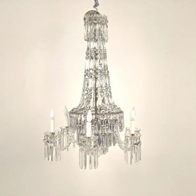 Crystal Chandelier Northern Europe circa 1900
