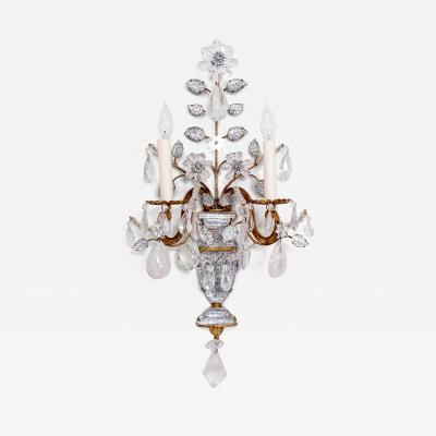 Crystal Leaf Sconce