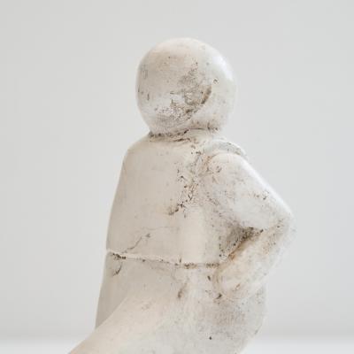 Cubist Sculpture of a Footballer 1970s