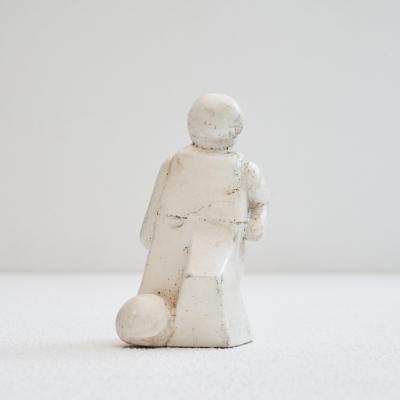 Cubist Sculpture of a Footballer 1970s