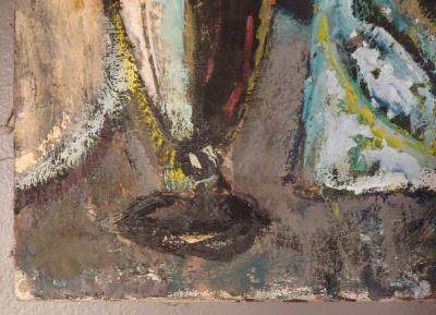 Cubist Still Life with Fruits Unsigned California c 1925