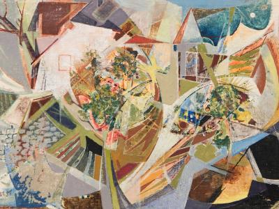 Cubist Style Abstract by Philippe Jacquot