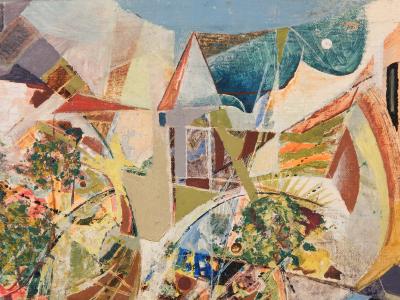 Cubist Style Abstract by Philippe Jacquot