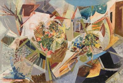 Cubist Style Abstract by Philippe Jacquot