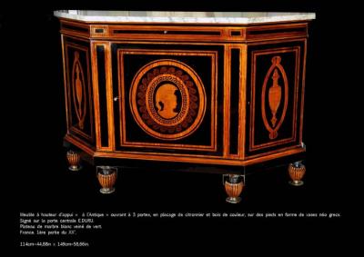 Curious French Sideboard Signed E Duru
