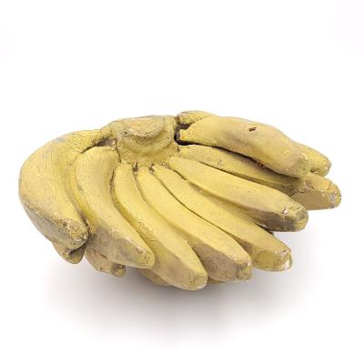 Curious Old Grocery Prop of Carved and Painted Bananas